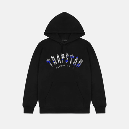 Trapstar Global Ties Hoodie - Black/Blue