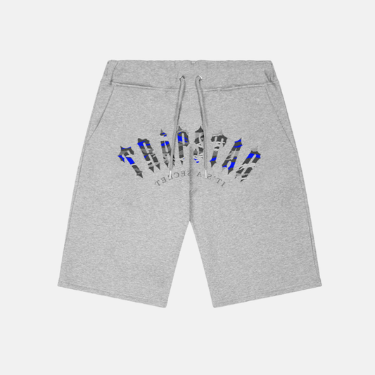 Trapstar Irongate Arch It's a Secret Shorts - Grey/Ice Edition