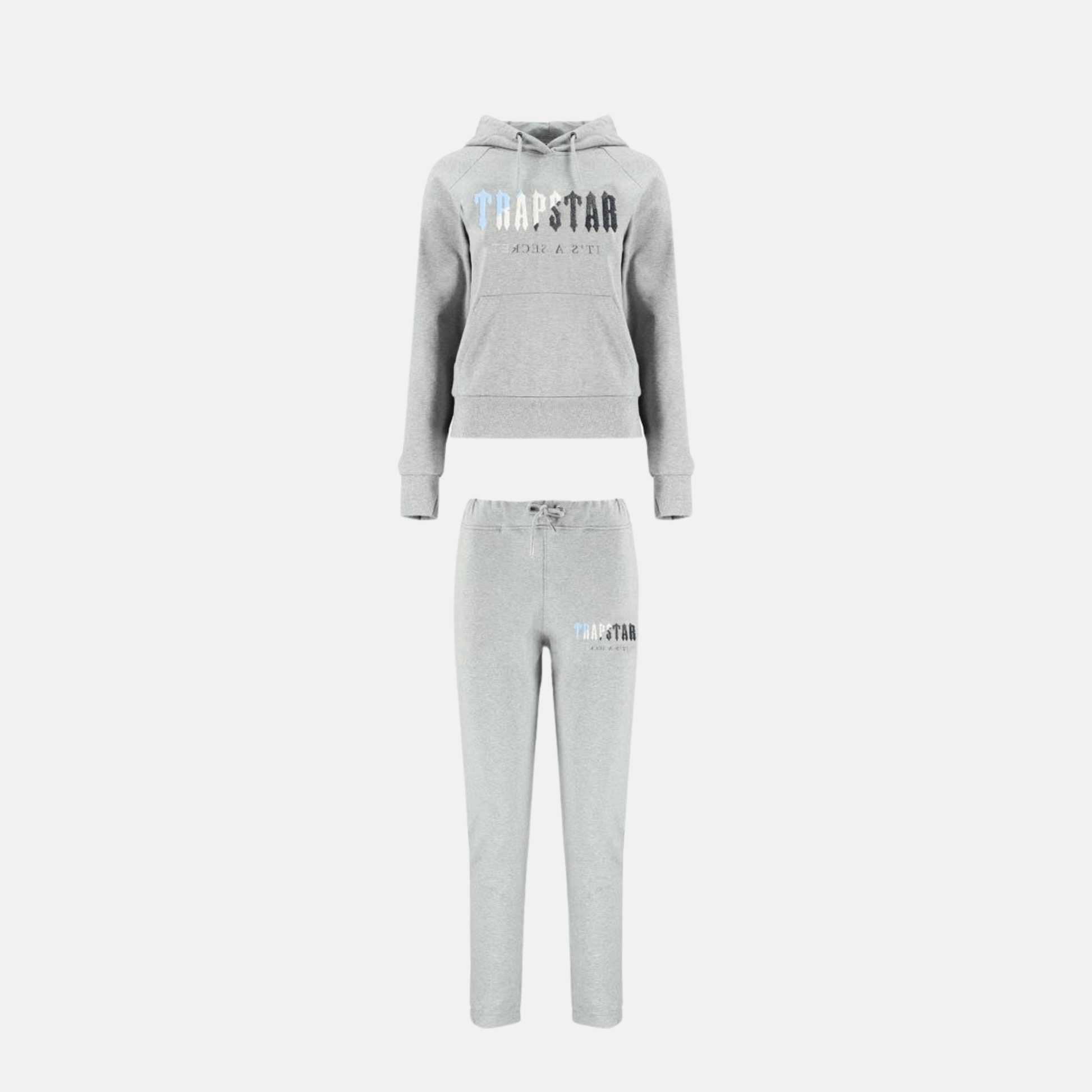 Trapstar Women's Chenille Decoded Tracksuit - Grey Ice Flavours